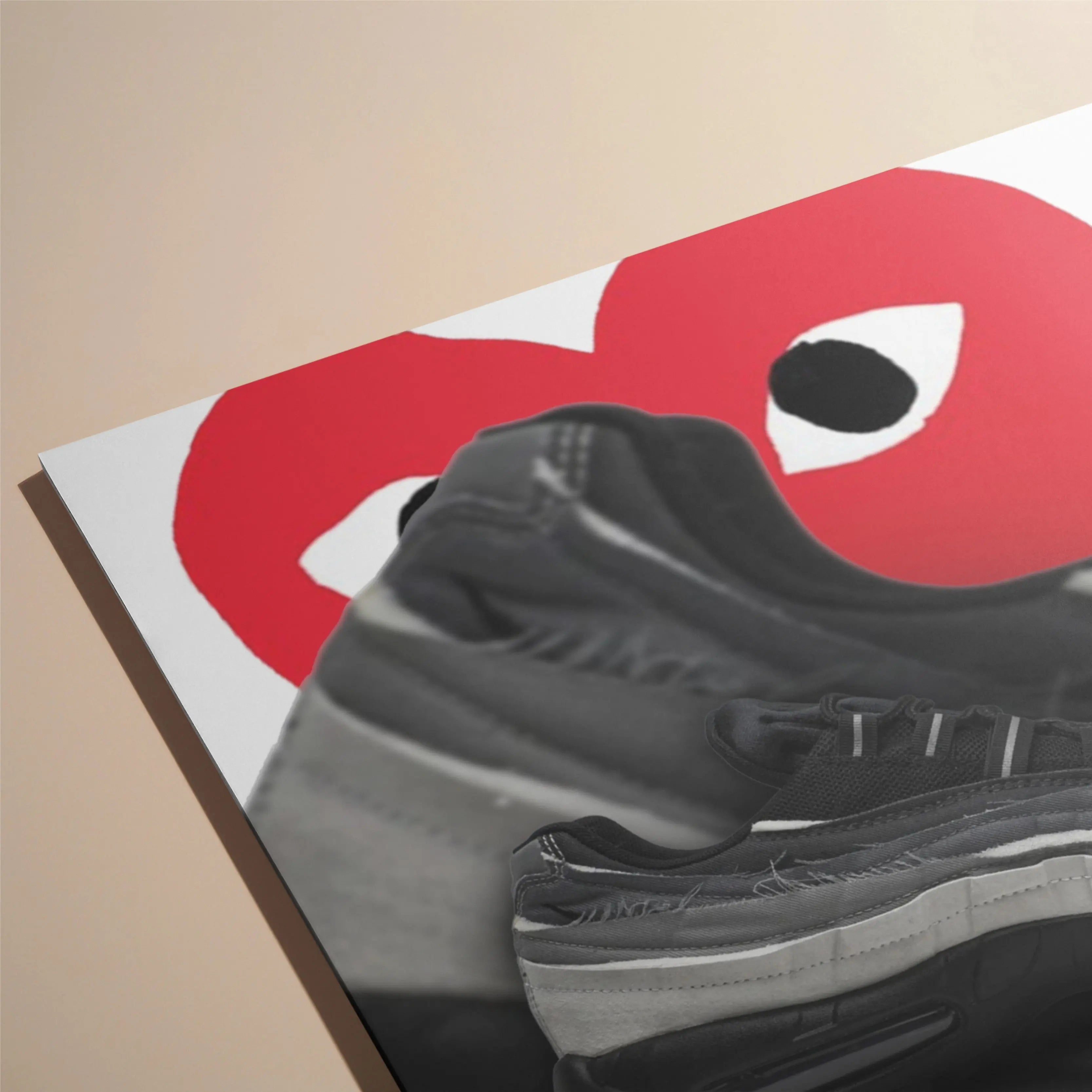 Poster Sneakers | Nike x Comme des Garçons Air Max 95 Wallkicks