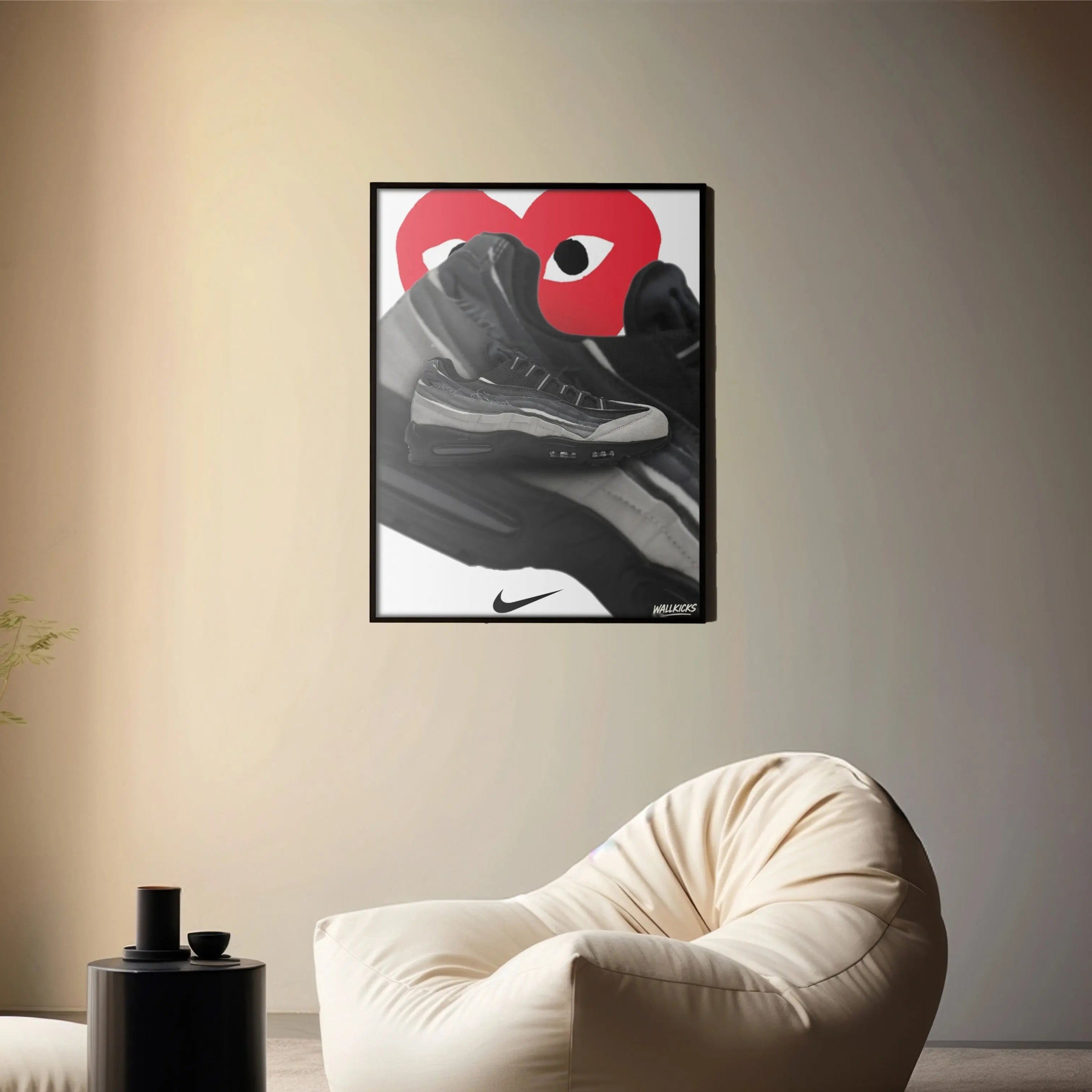 Poster Sneakers | Nike x Comme des Garçons Air Max 95 Wallkicks