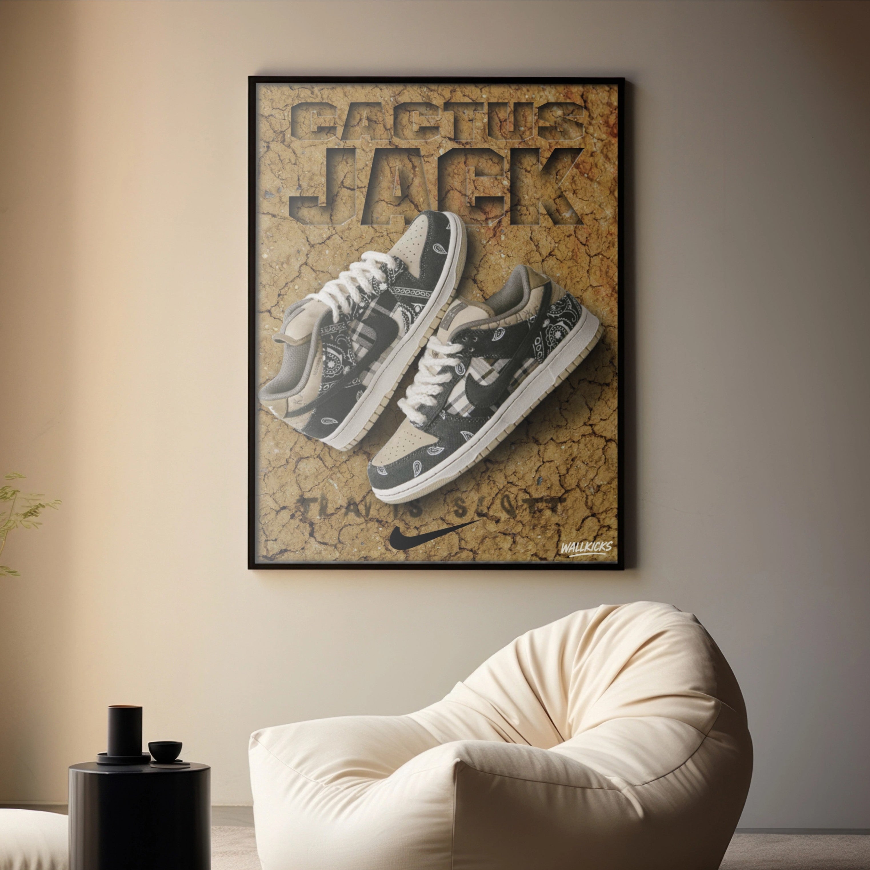 Poster Exclusif | Nike Dunk SB x Travis Scott Cactus Jack Ma boutique