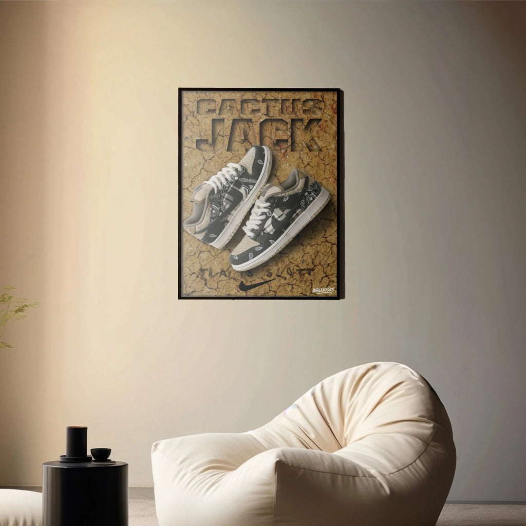 Poster Exclusif | Nike Dunk SB x Travis Scott Cactus Jack Ma boutique