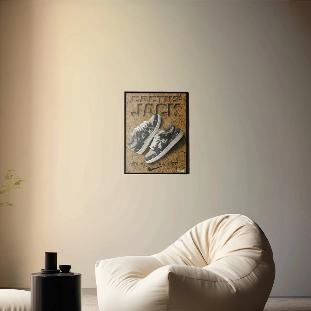 Poster Exclusif | Nike Dunk SB x Travis Scott Cactus Jack Ma boutique