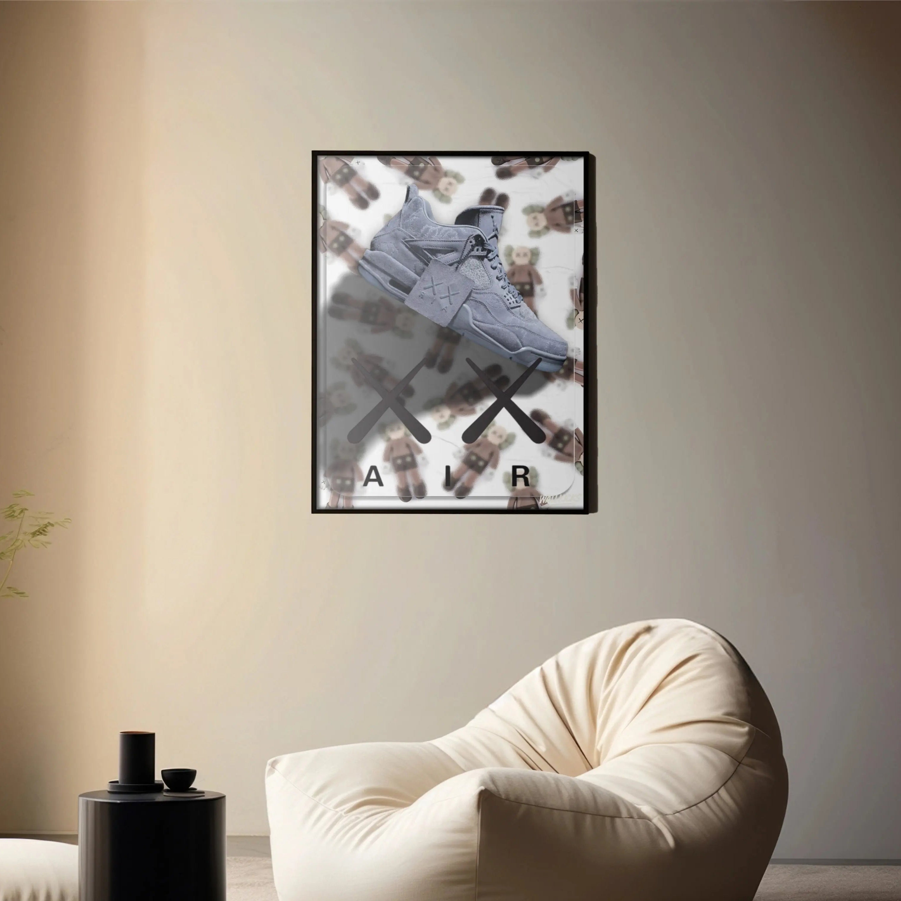 Poster Sneakers | Nike x Kaws Jordan 4 Wallkicks