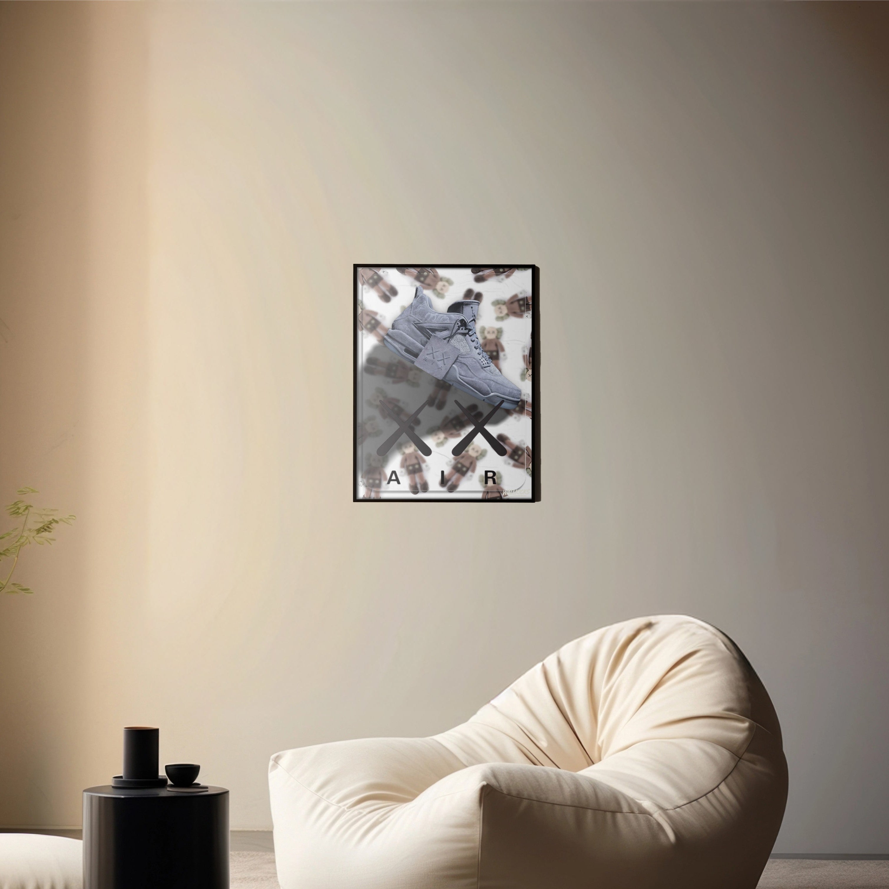 Poster Sneakers | Nike x Kaws Jordan 4 Wallkicks