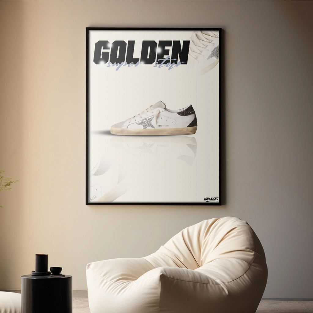 Poster sneakers | Golden Goose Super-star Wallkicks