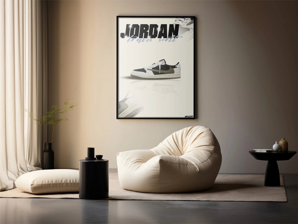 Cadre sneakers | Jordan 1 x Travis Scott Wallkicks