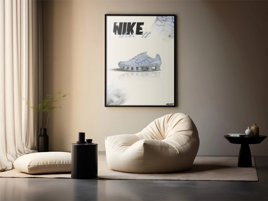 Cadre sneakers | Nike Shox tl Metallic Silver Wallkicks