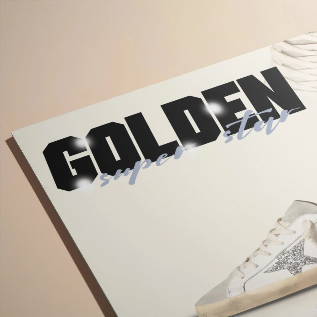 Poster sneakers | Golden Goose Super-star Wallkicks