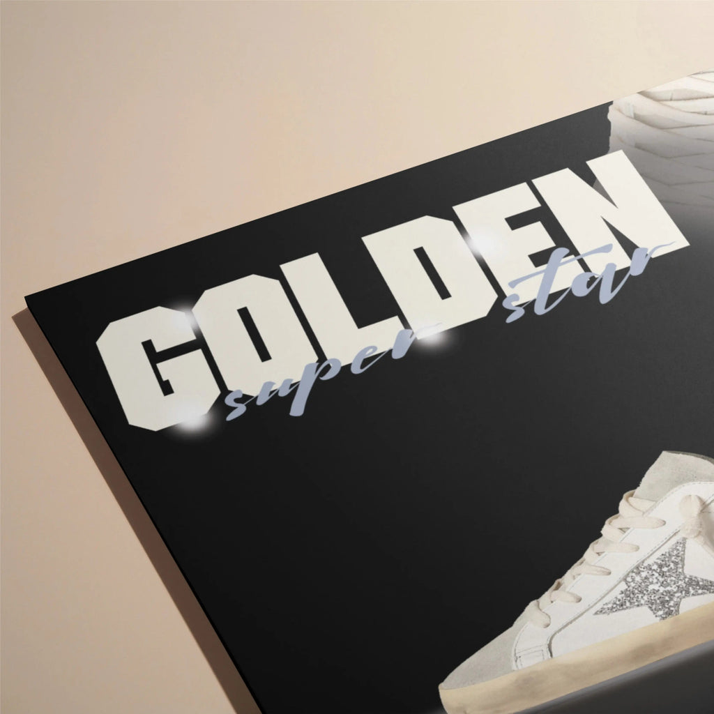 Poster sneakers | Golden Goose Super-star Wallkicks