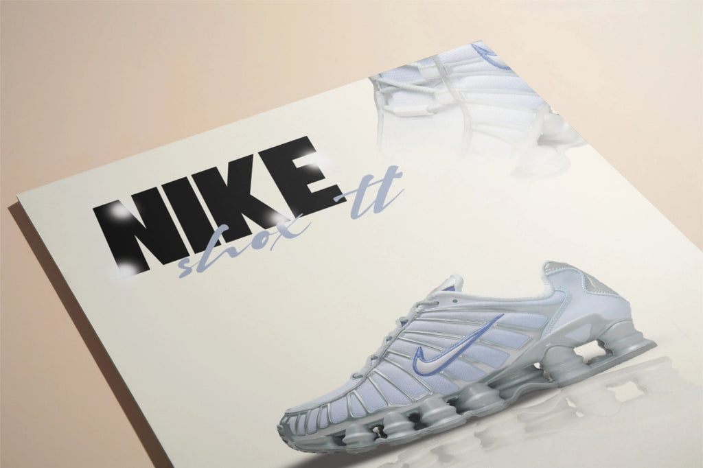 Cadre sneakers | Nike Shox tl Metallic Silver Wallkicks