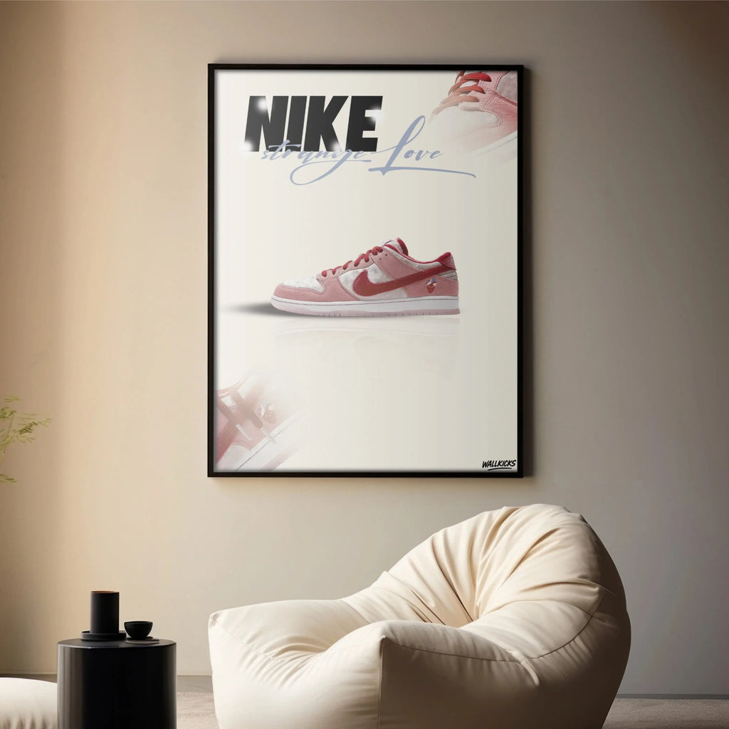 Cadre sneakers | Nike Dunk Strange Love Wallkicks