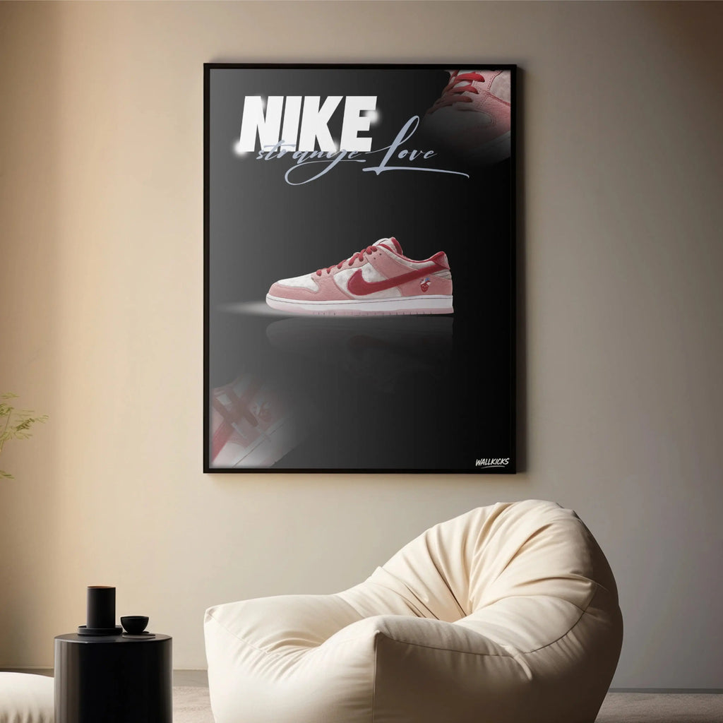 Cadre sneakers | Nike Dunk Strange Love Wallkicks